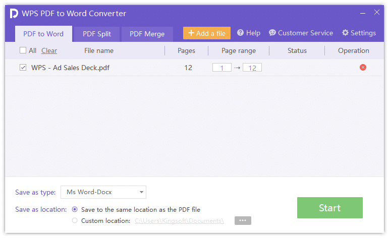 free downloading pdf to word converter