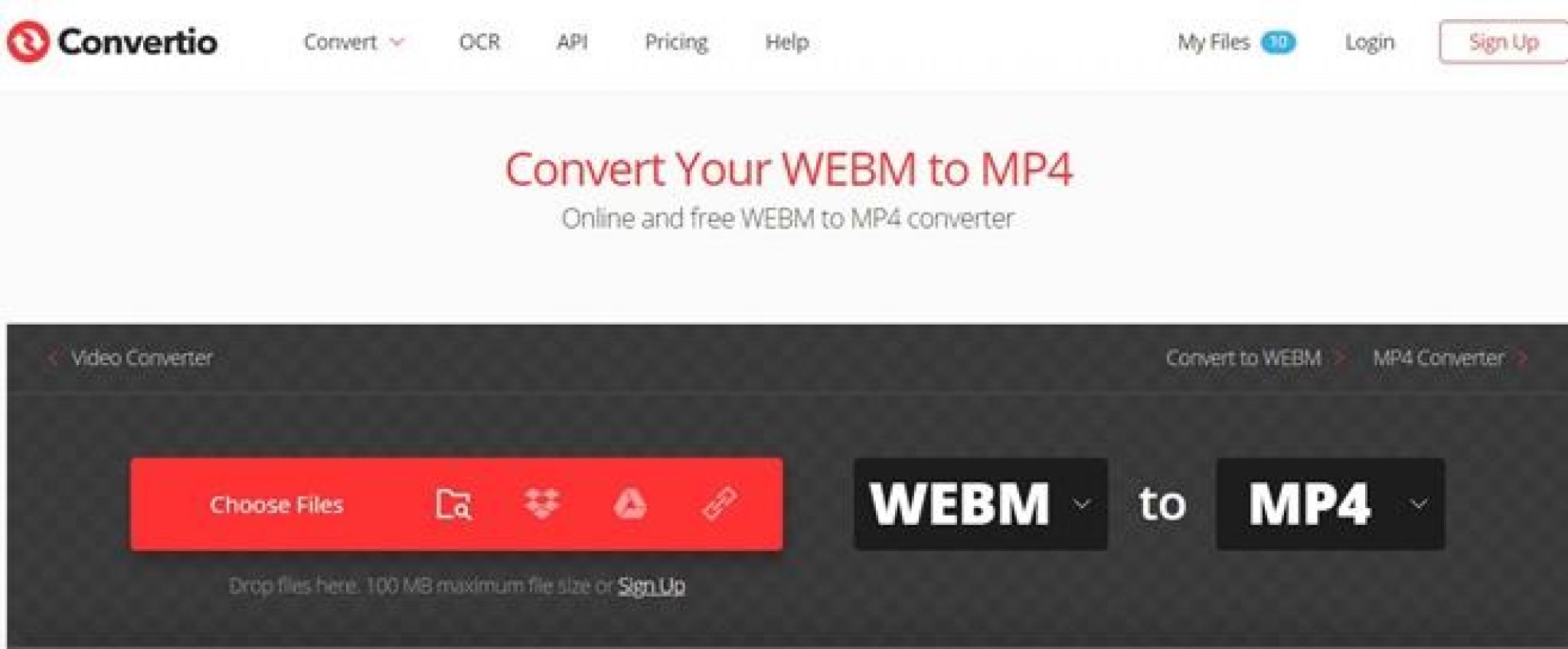 webm converter to mp4