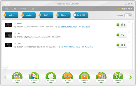 Freemake Video Converter 4.1.13.161 download the new version for iphone