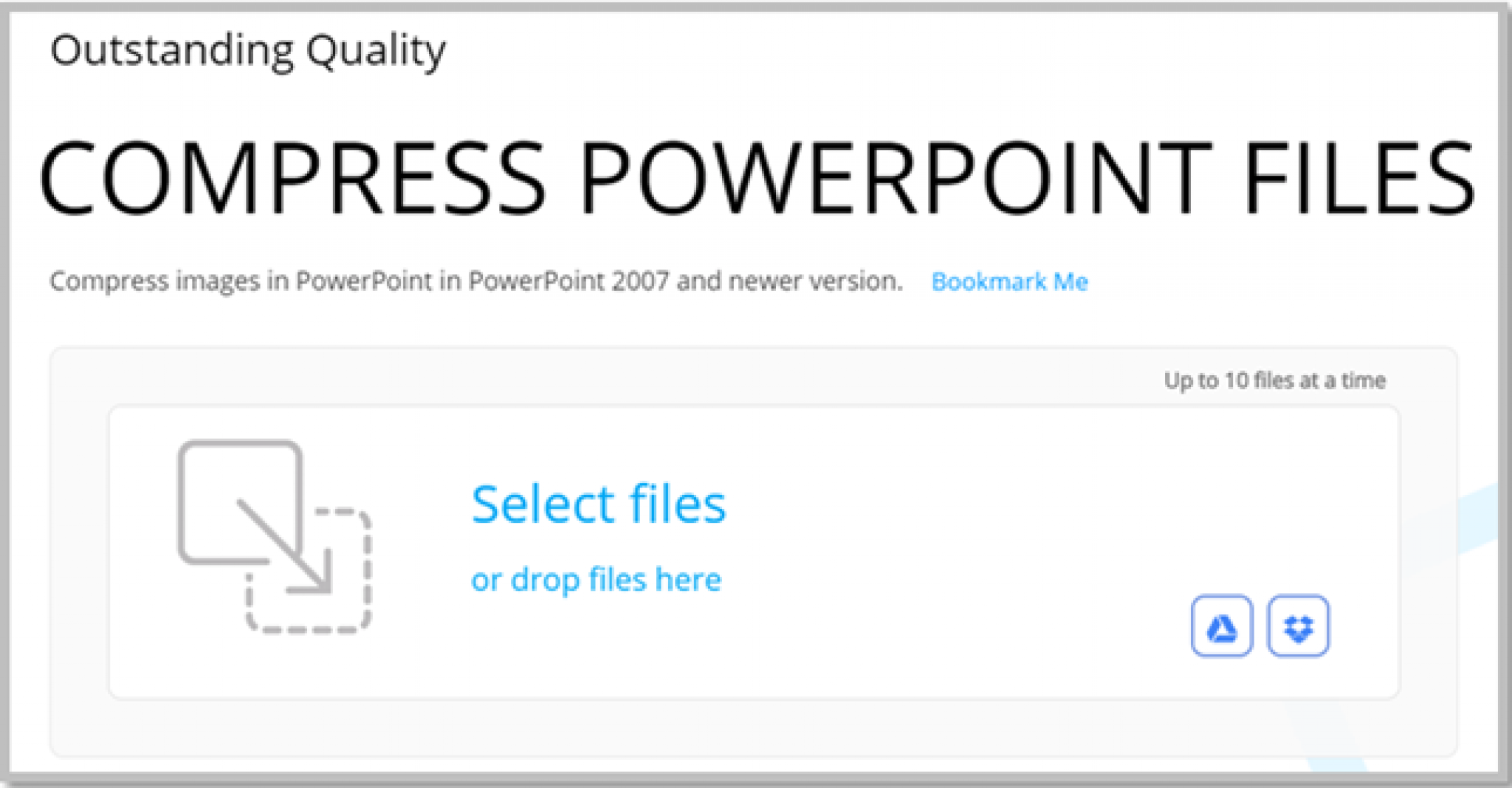 powerpoint presentation compressor online free