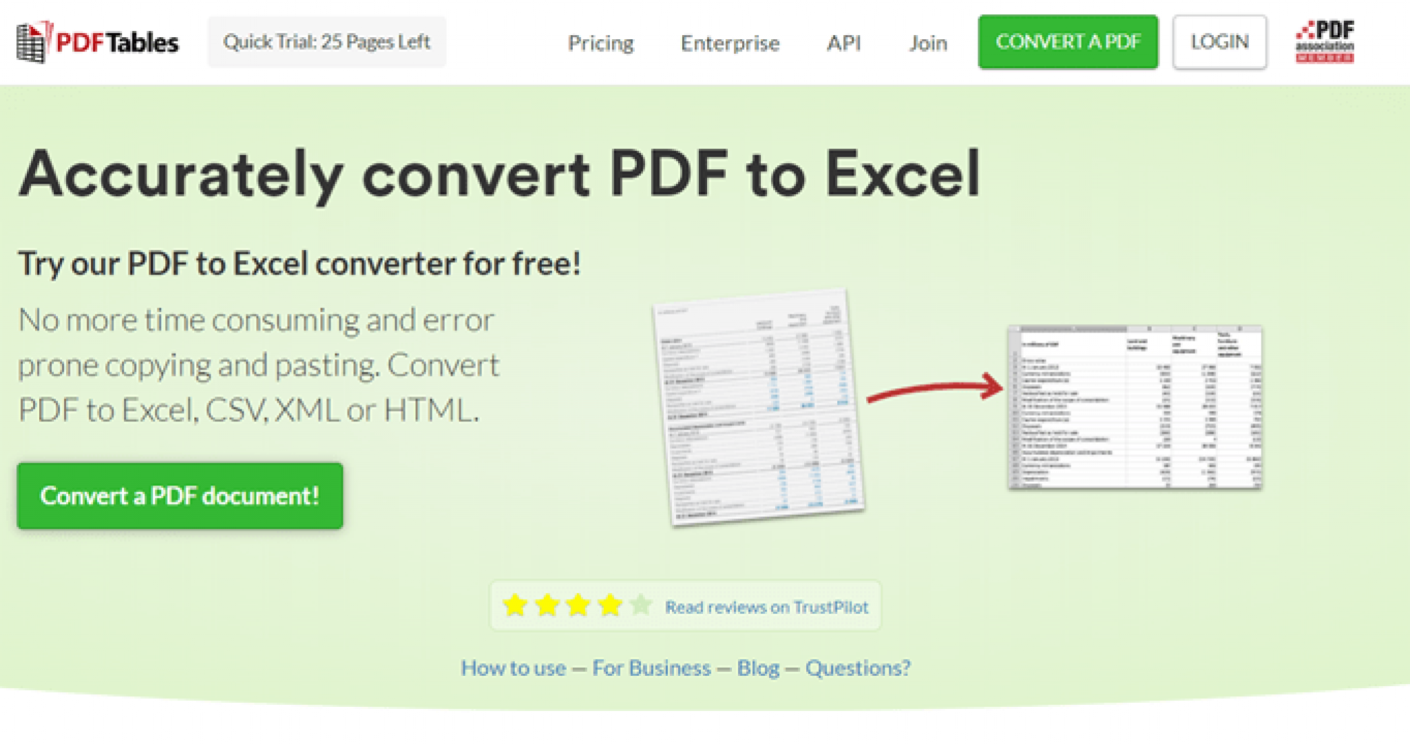 best pdf to excel converter software