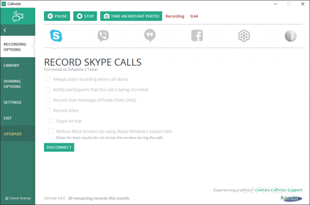 callnote for skype