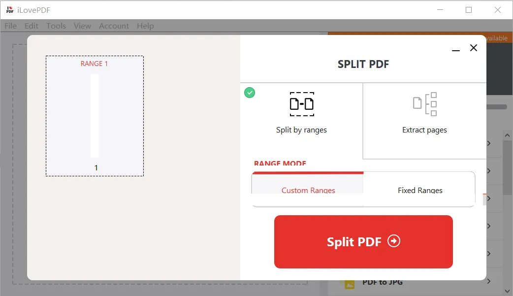 How to Split PDF by Page Ranges